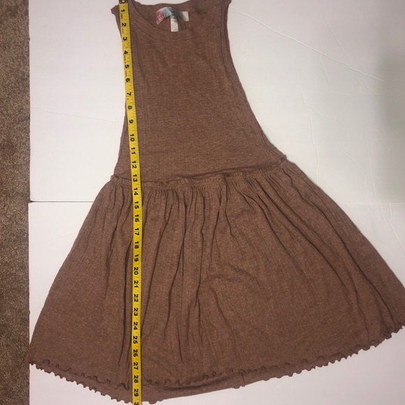 Free People Beach Tank Flare Ruffle Shirt Dress XS - Picture 5 of 7